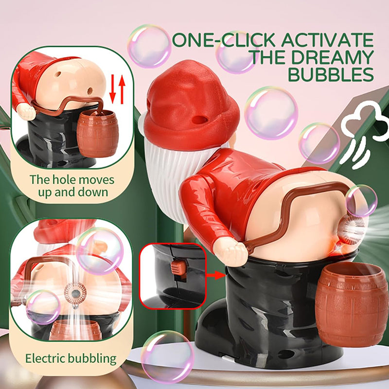 🎅Xmas Sales - 50% OFF🎄Funny Santa Bubble Blowing Machine EKTAME