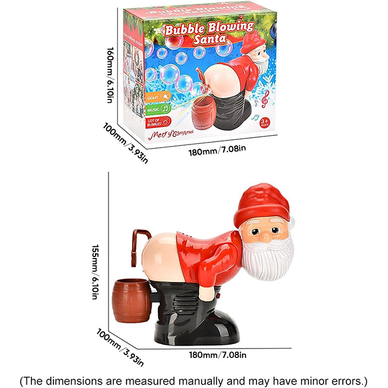 🎅Xmas Sales - 50% OFF🎄Funny Santa Bubble Blowing Machine EKTAME