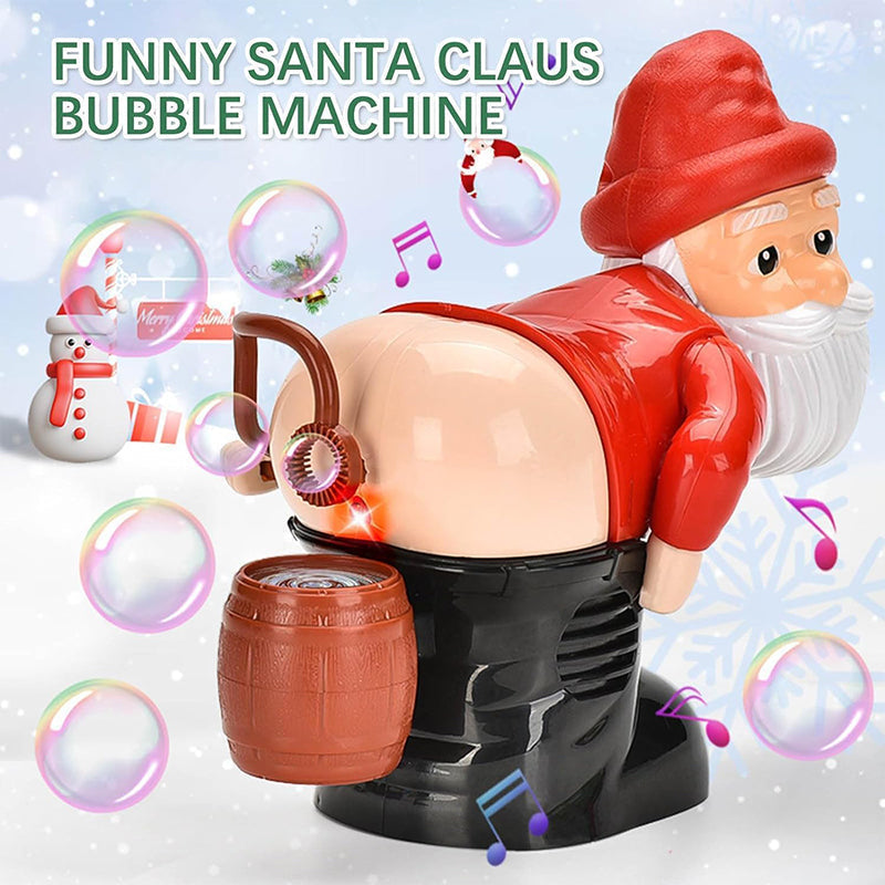 🎅Xmas Sales - 50% OFF🎄Funny Santa Bubble Blowing Machine EKTAME